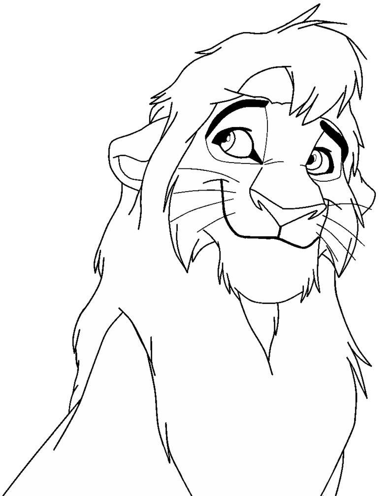 Lion King Kovu Coloring Pages Coloring Pages
