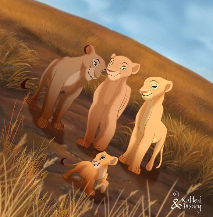 female lion colors