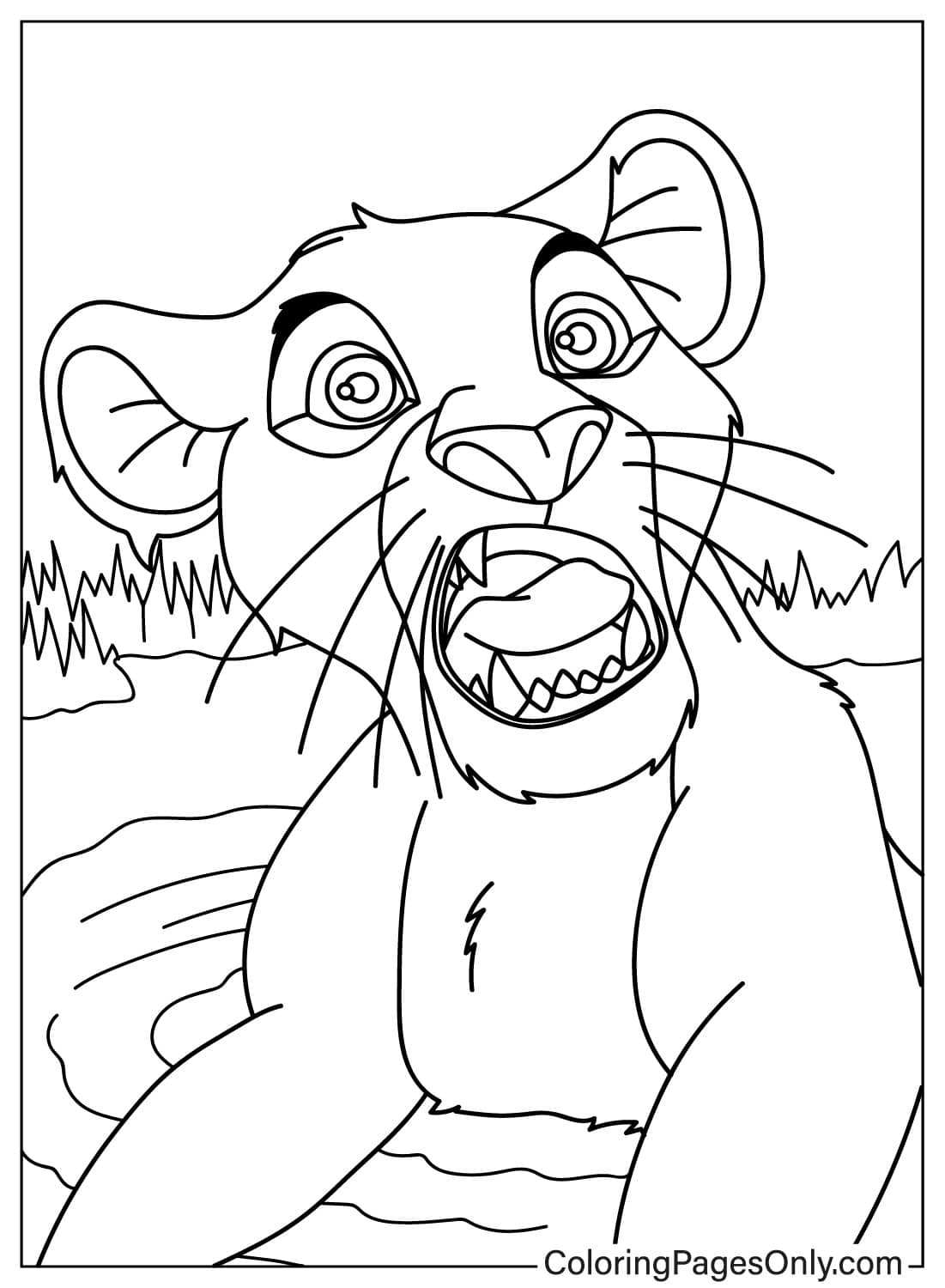 Lion King Mufasa Free Printable Coloring Pages
