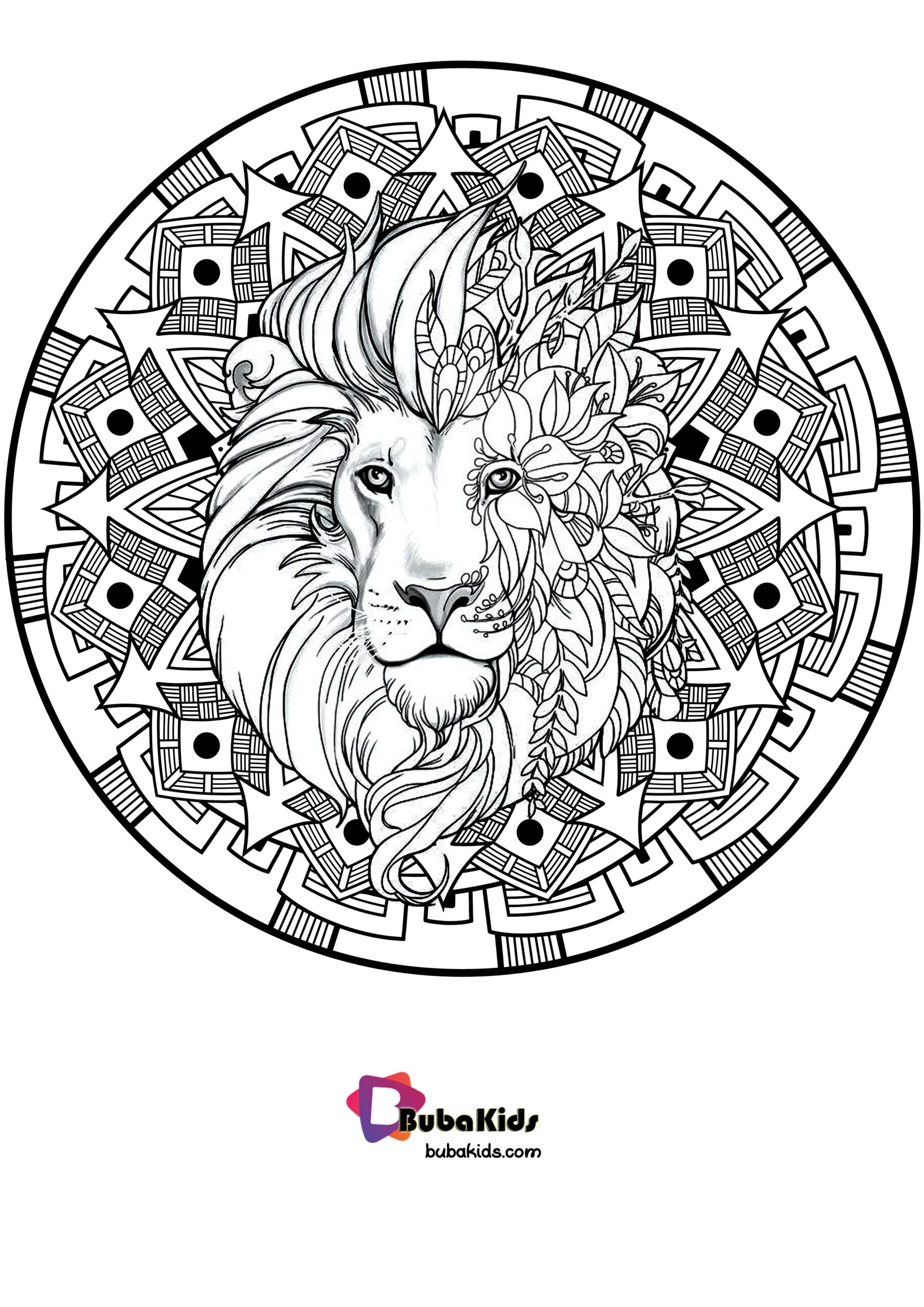 Lion Mandala Coloring Pages Coloring Pages
