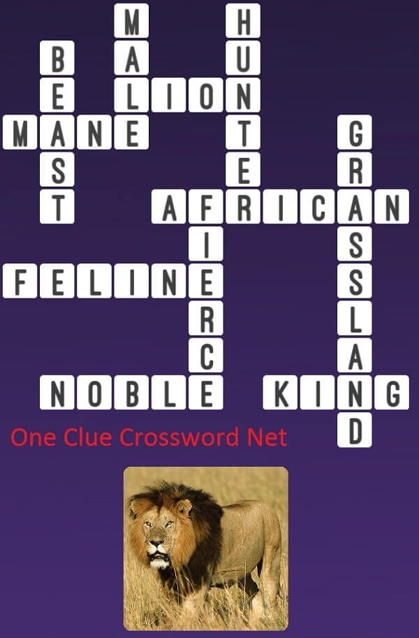 Lion One Clue Crossword Cheats