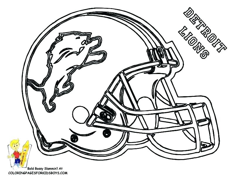 Lions Football Coloring Pages At GetColorings Free Printable 