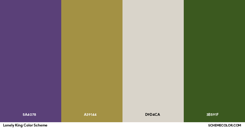 Lonely King Color Scheme Palettes SchemeColor