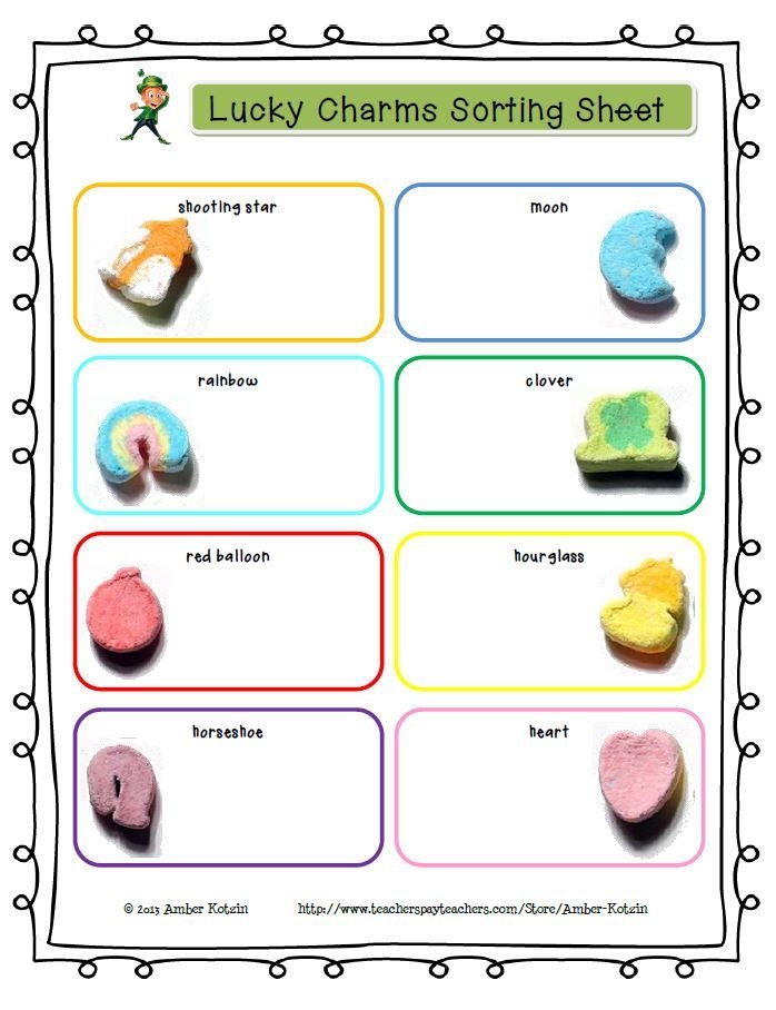 Lucky Charms Graphing Printable