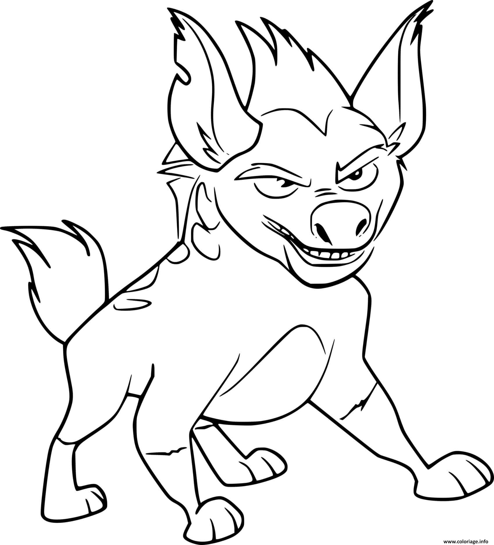 M and The Hyenas Lion Guard Janja Coloring Pages Coloring Pages