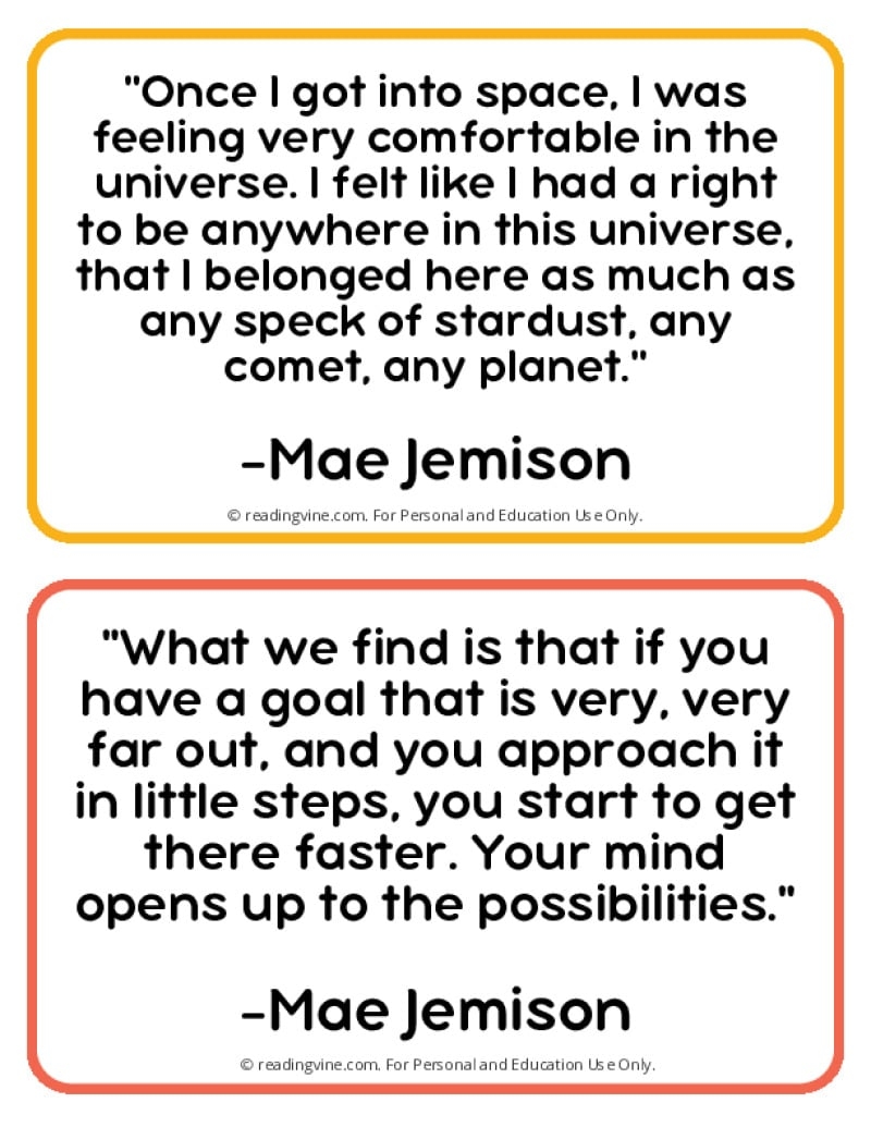 Mae Jemison Quotes Free Printable PDF Posters