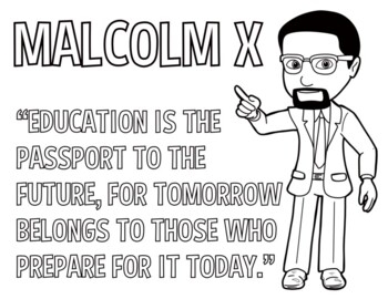 Malcolm X TPT Worksheets Library
