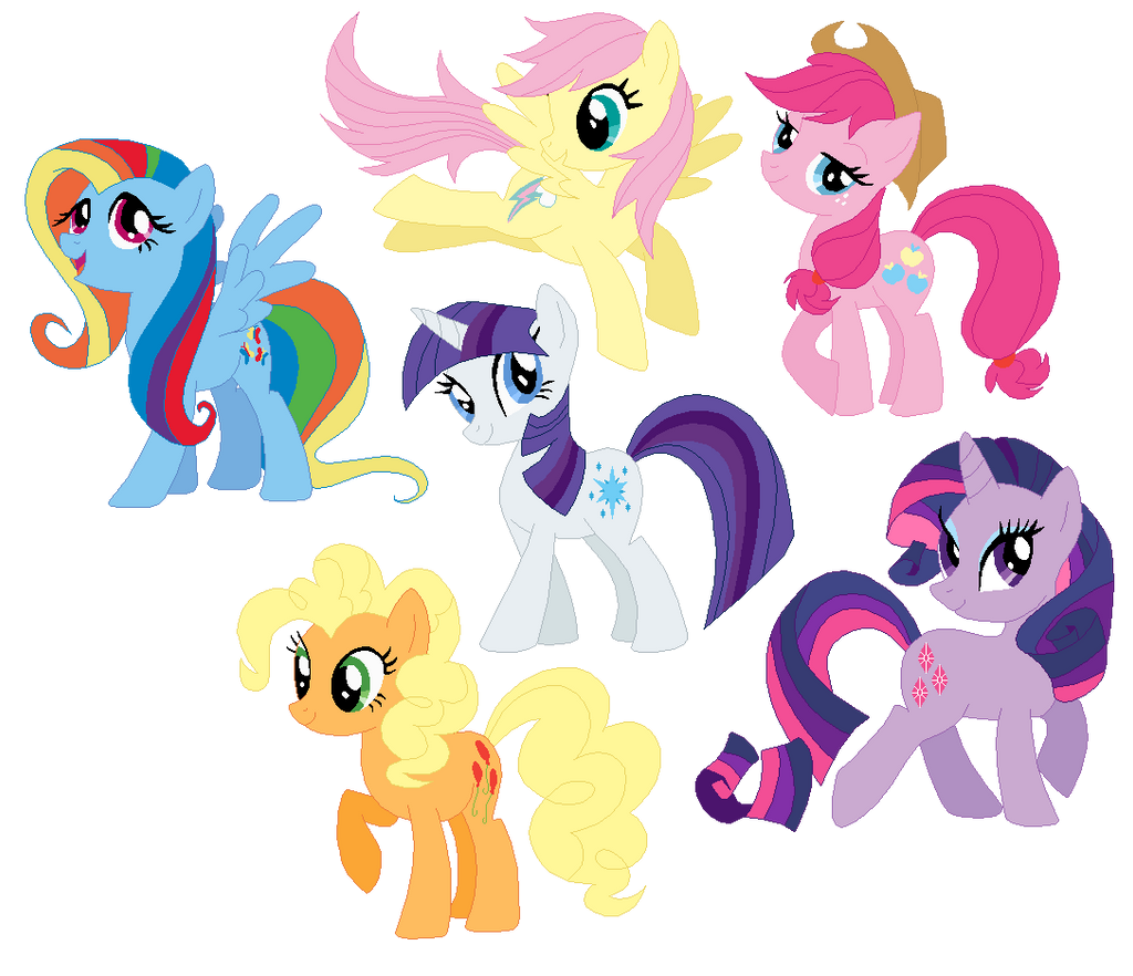Mane 6 Color Swap By HauntingMusician On DeviantArt