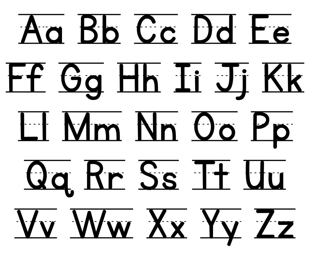 Manuscript Alphabet Chart 10 Free PDF Printables Printablee