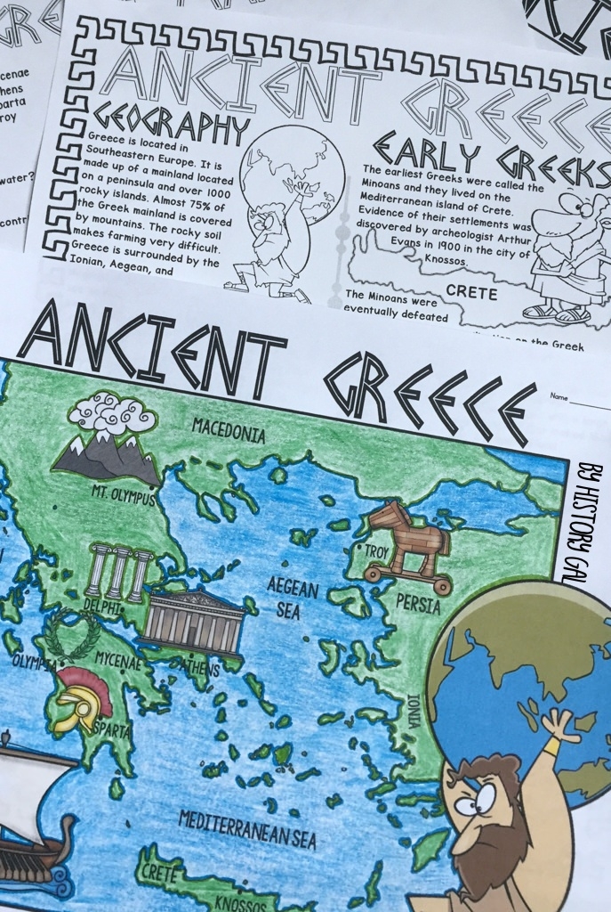 Map Of Ancient Greece Printable Printable Maps