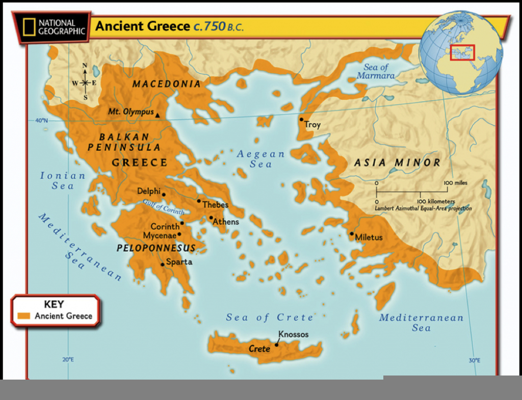 Map Of Ancient Greece Printable Printable Maps
