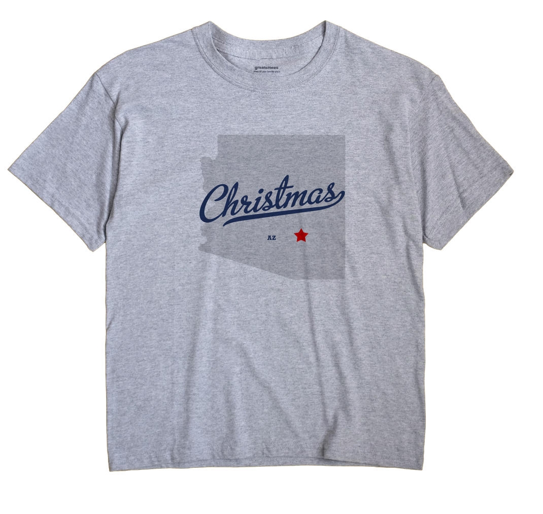 Map Of Christmas AZ Arizona