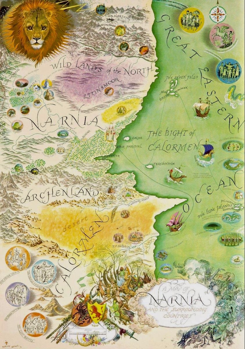 Map Of Narnia Printable Dev onallcylinders