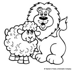 in like a lion out like a lamb coloring pages