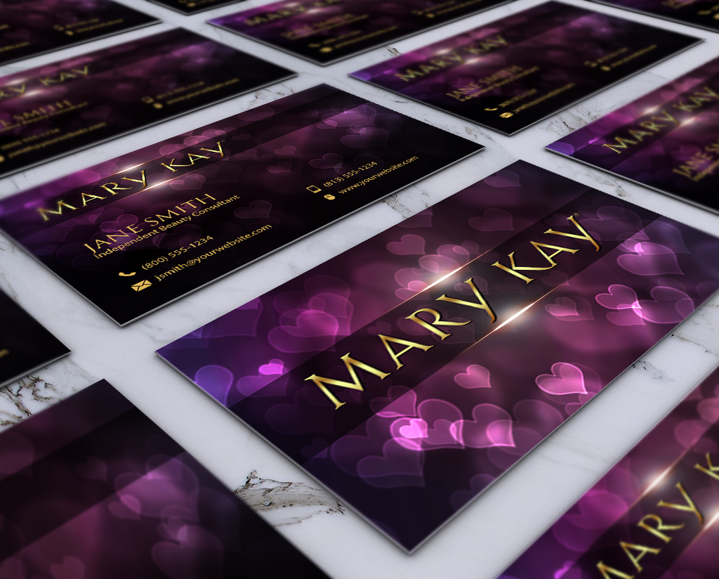 printable mary kay business cards templates free