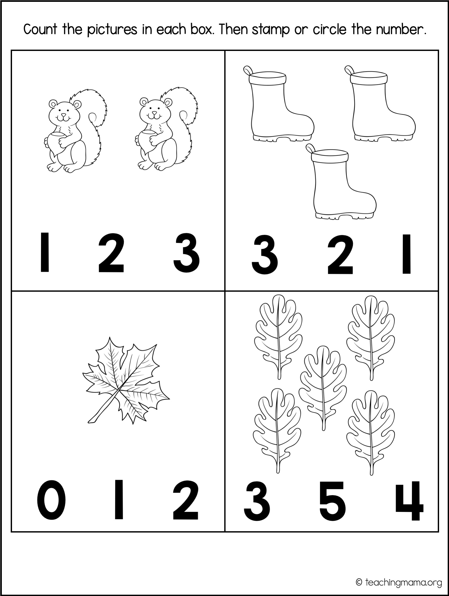 Math Activities For Prek