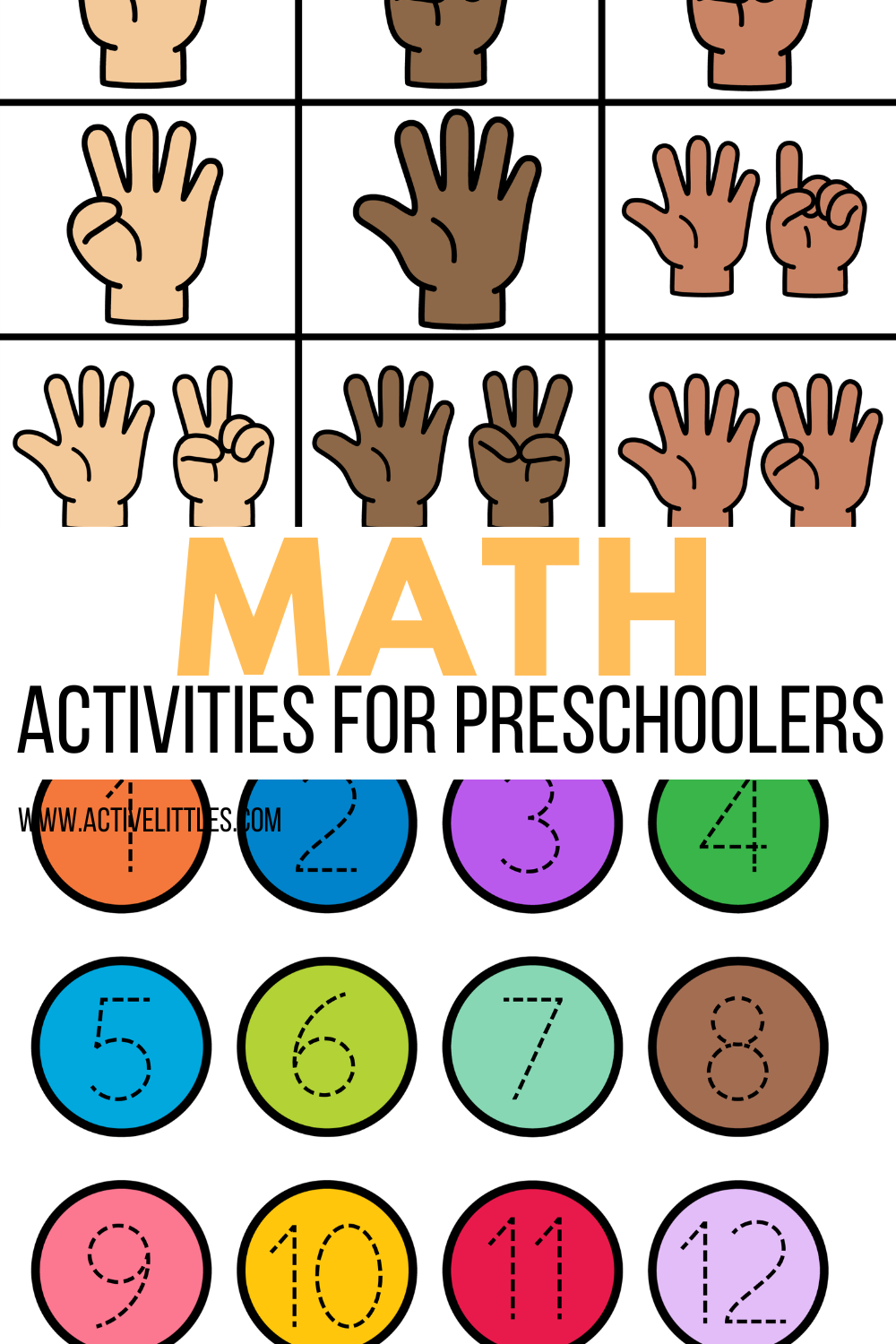 Math Activities For Preschoolers Active Littles