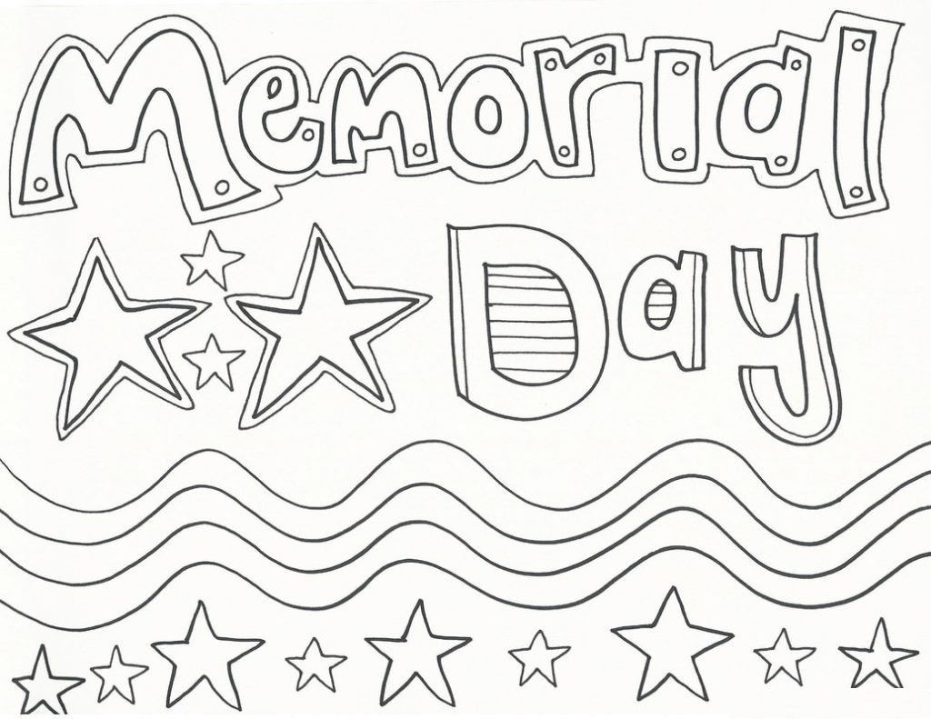 memorial day activities for kids printable
