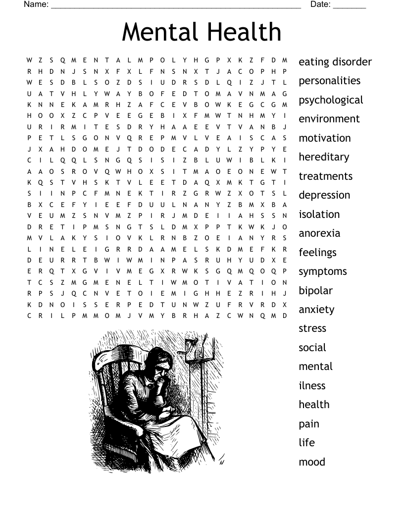 Mental Health Printable Activities Printable Online