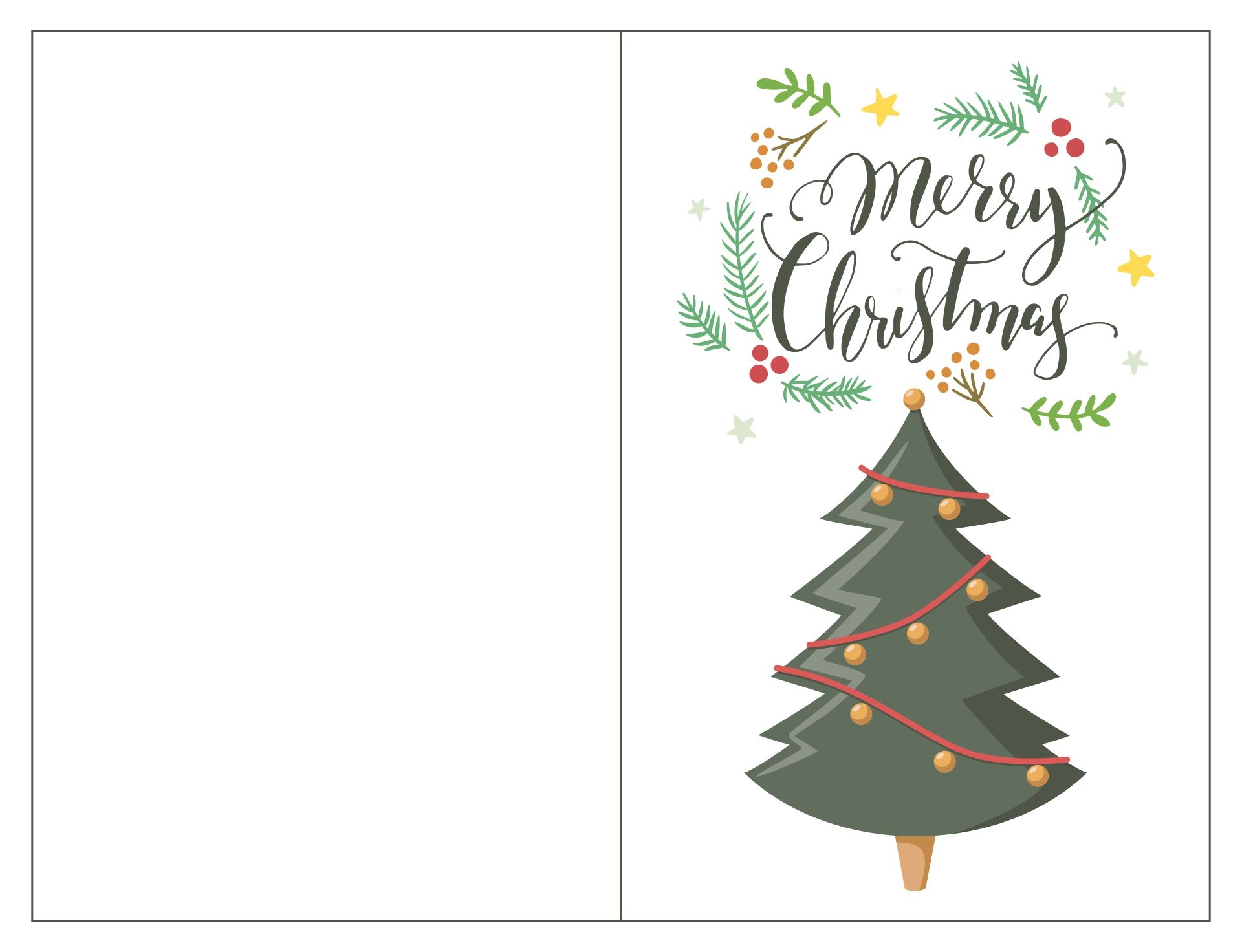 printable picture christmas cards