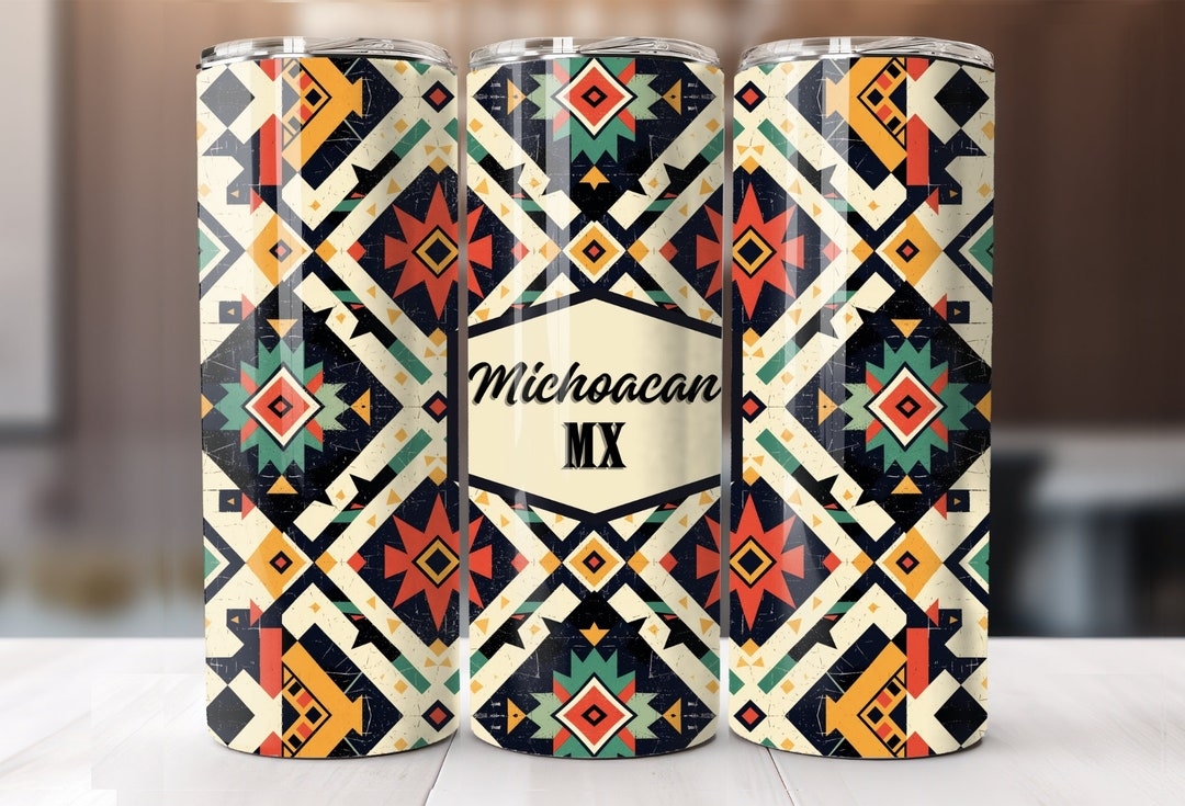 Michoacan Mexico 20 Oz Tumbler Wrap Sublimation Design High Quality 