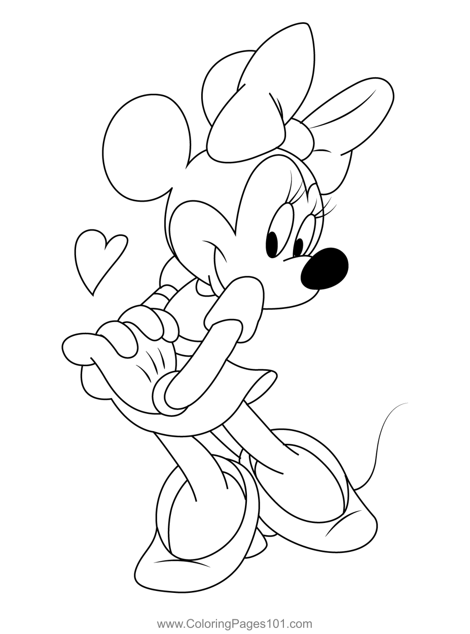 Mickey Minnie Coloring Page For Kids Free Minnie Mous Vrogue co