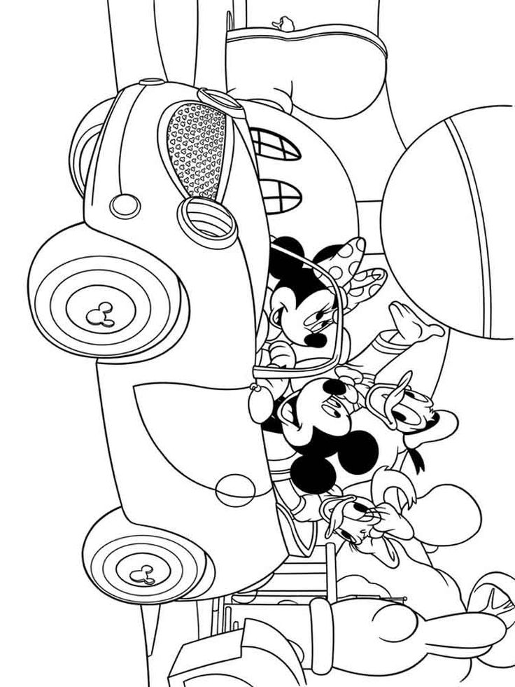 Mickey Mouse Clubhouse Coloring Pages For Kids Free Printable Mickey 