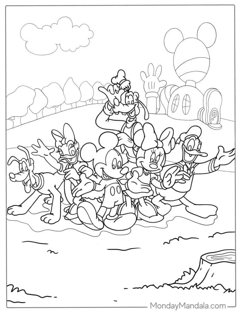 mickey mouse clubhouse printable activities