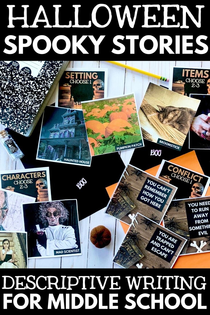 Middle School Halloween Activities Halloween Writing Activity 