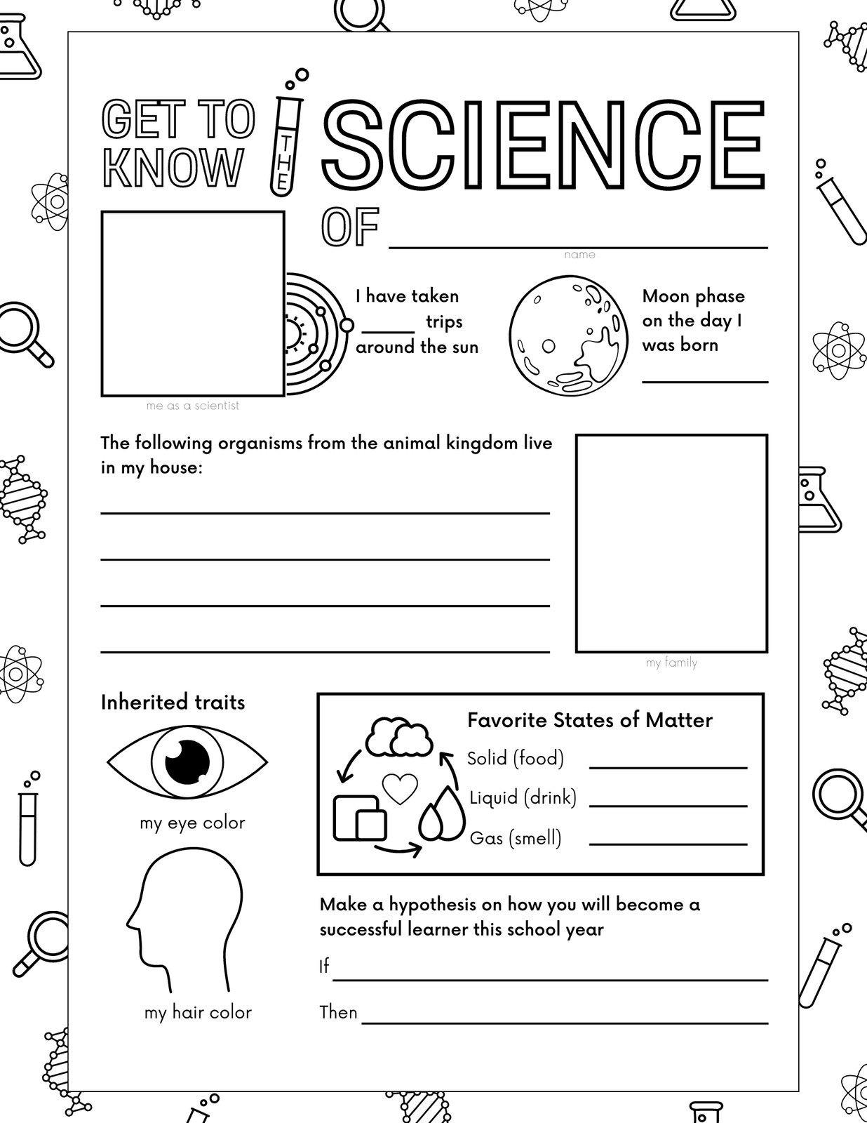 middle school printable vocabulary activities