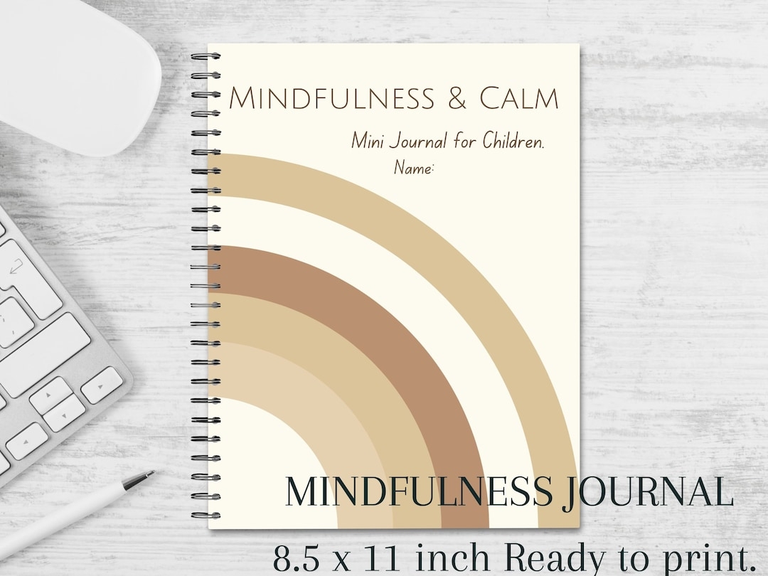 Mindfulness Journal Printable Mindfulness Journal Self care Etsy