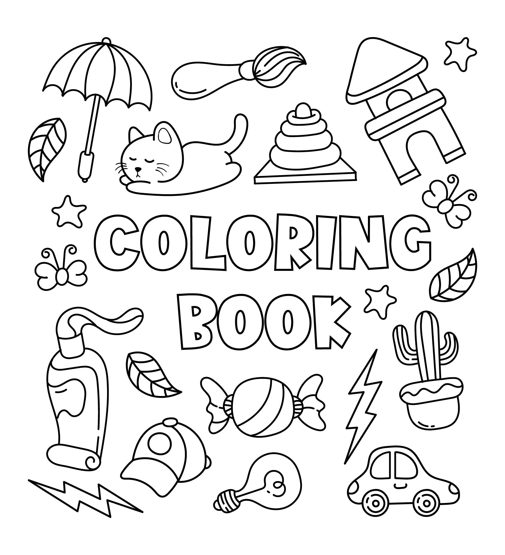 Mini Coloring Book Printable