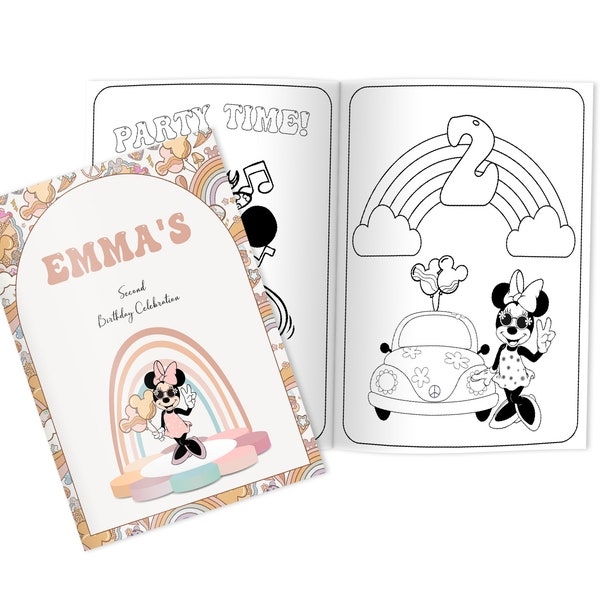 Minnie Mouse Activity Book Etsy