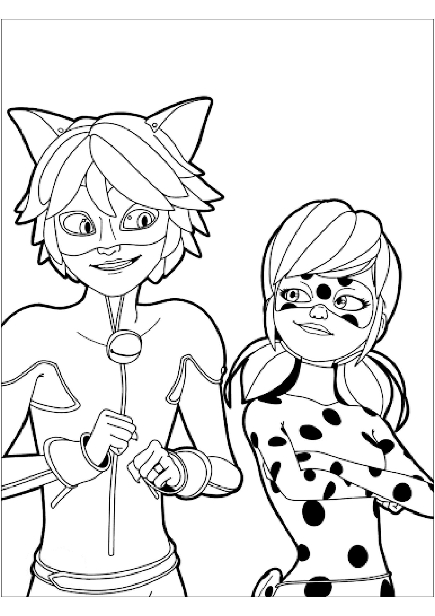 Miraculous Ladybug Printable Coloring Pages