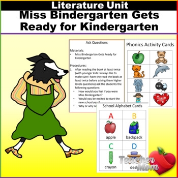 Miss Bindergarten Gets Ready For Kindergarten Activities By Being A 