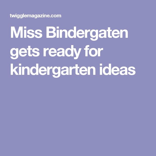 ms bindergaten is ready for kindsergarten printables activities