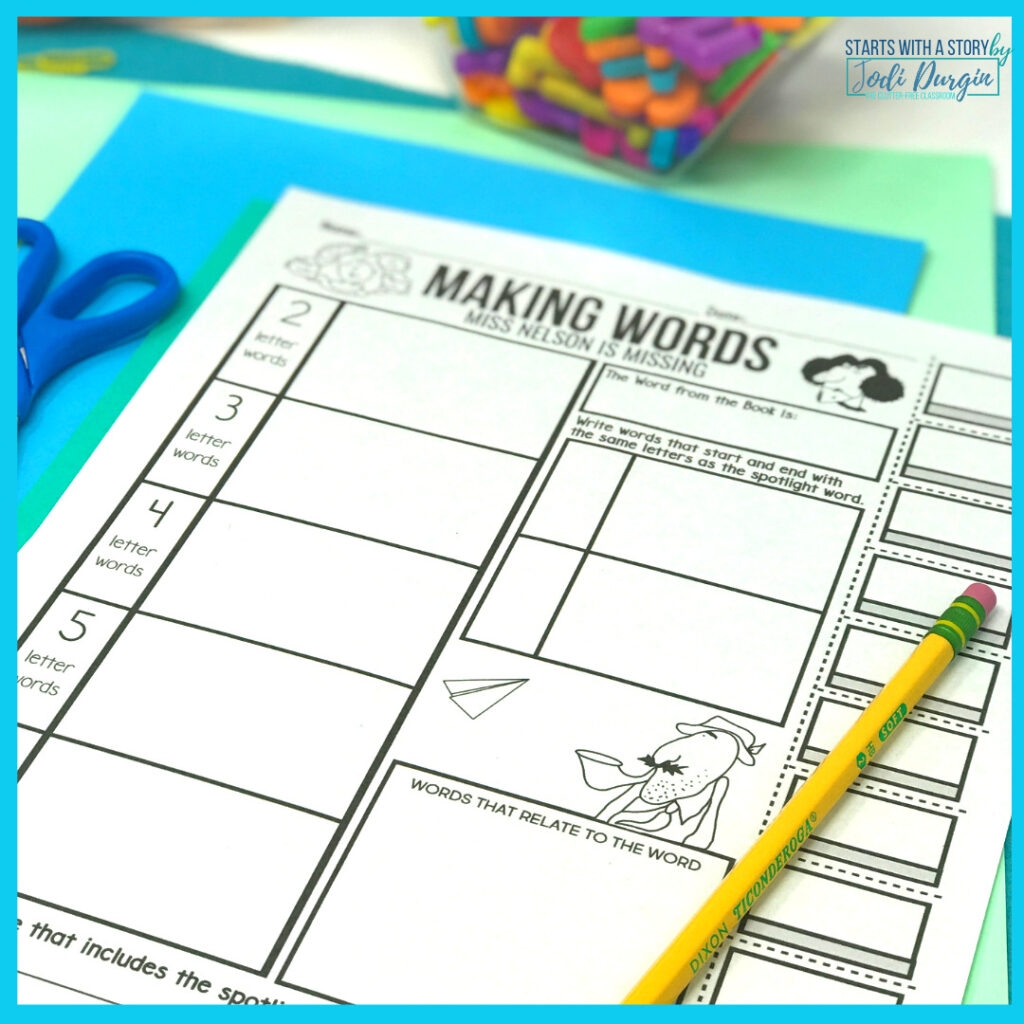 Miss Nelson Is Missing Activities And Lesson Plans For 2024 Teaching 