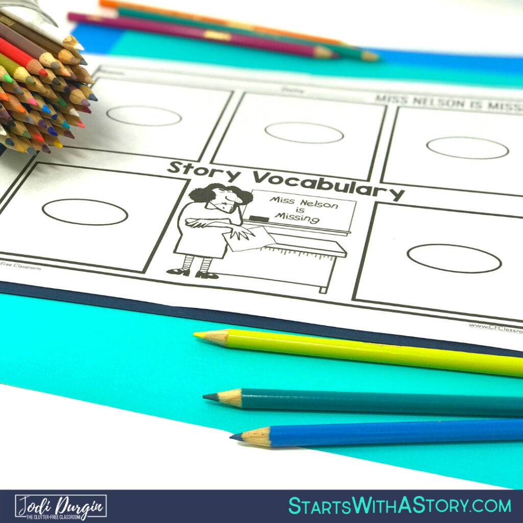 miss nelson is missing printable activities