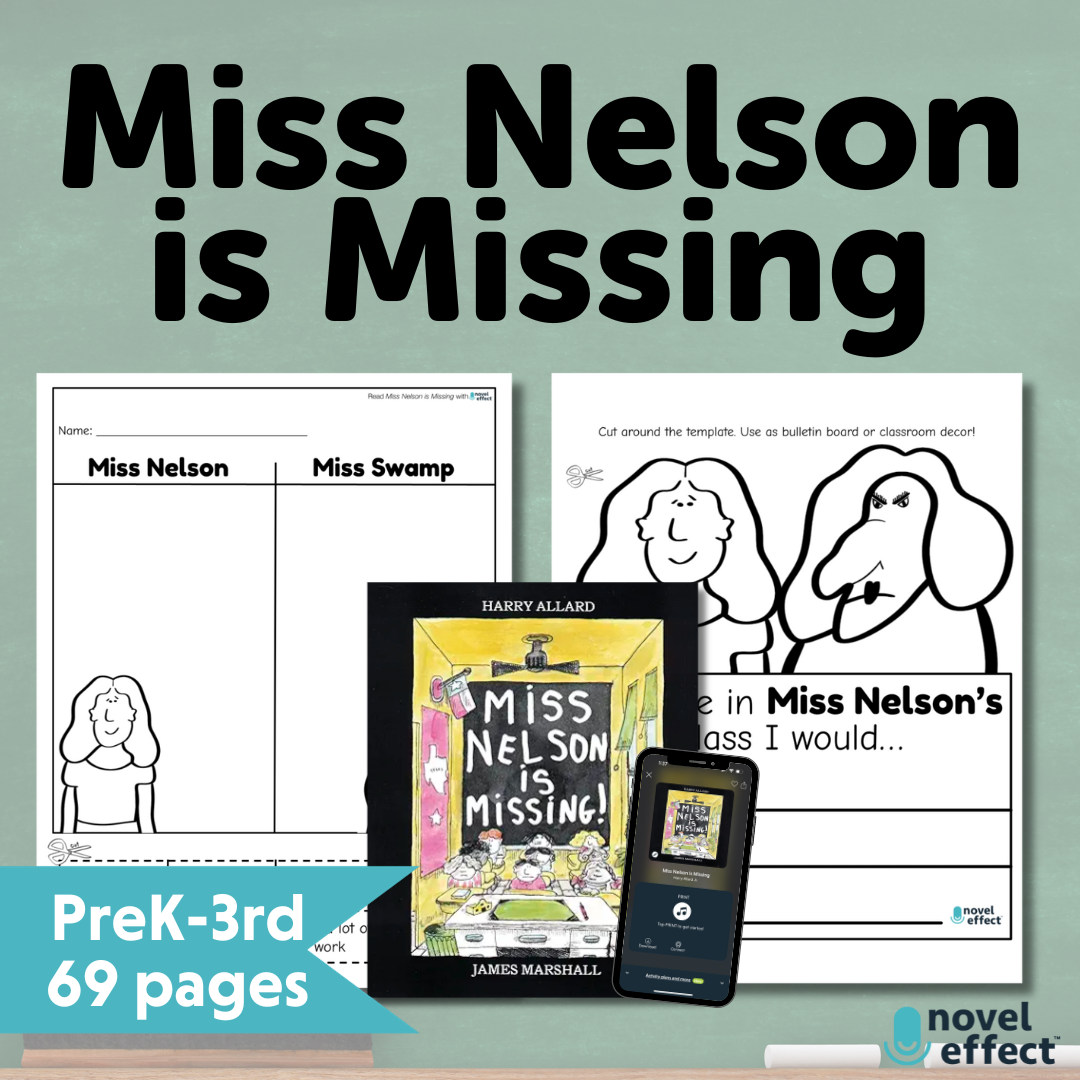 Miss Nelson Is Missing Activities Novel Effect