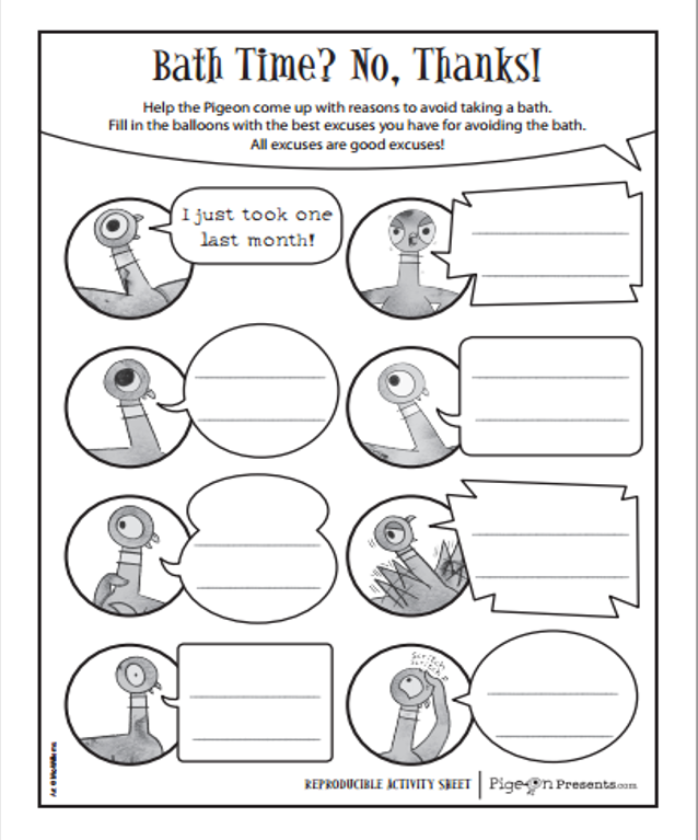 Mo Willems Printables Printable Word Searches