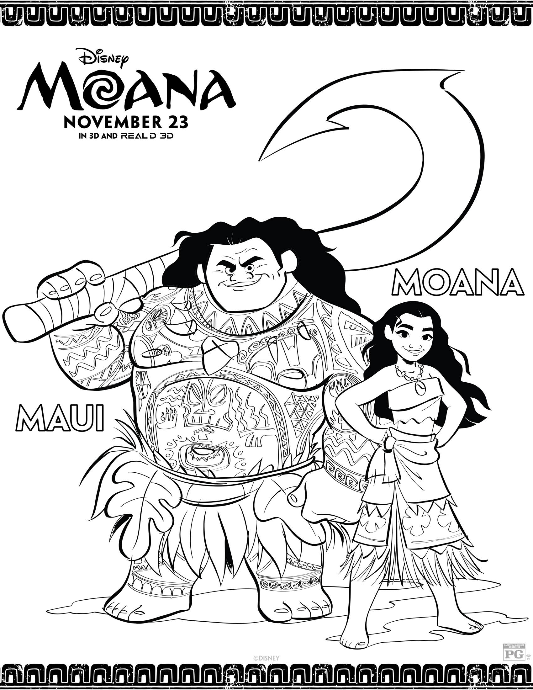 Moana Printable Activity Sheets Kakamora Dot To Dots And Crafts 