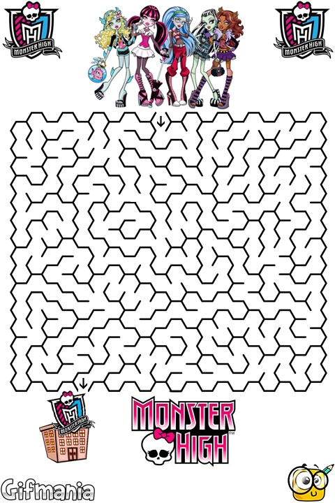 Monster High Activity Book Printable Monster High Bab Vrogue co