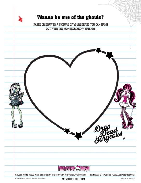 Monster High Monster High Birthday Party Monster High Printables