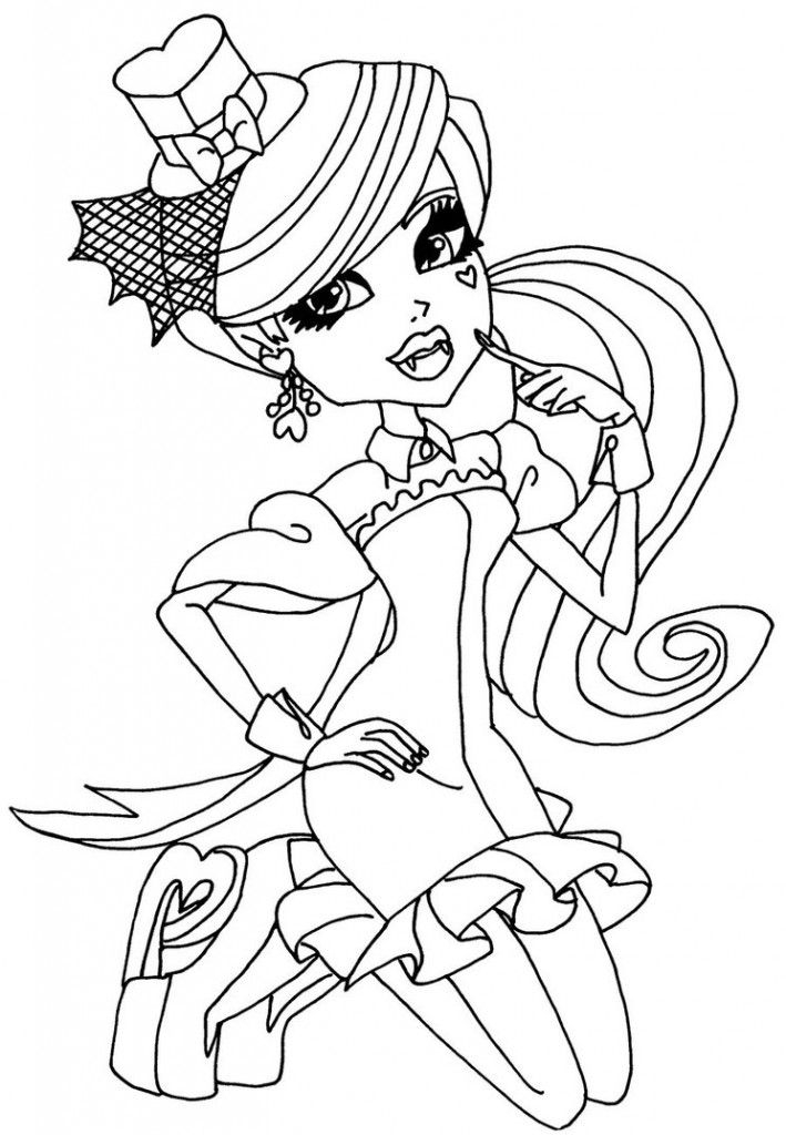 Monster High Printables Coloring Home