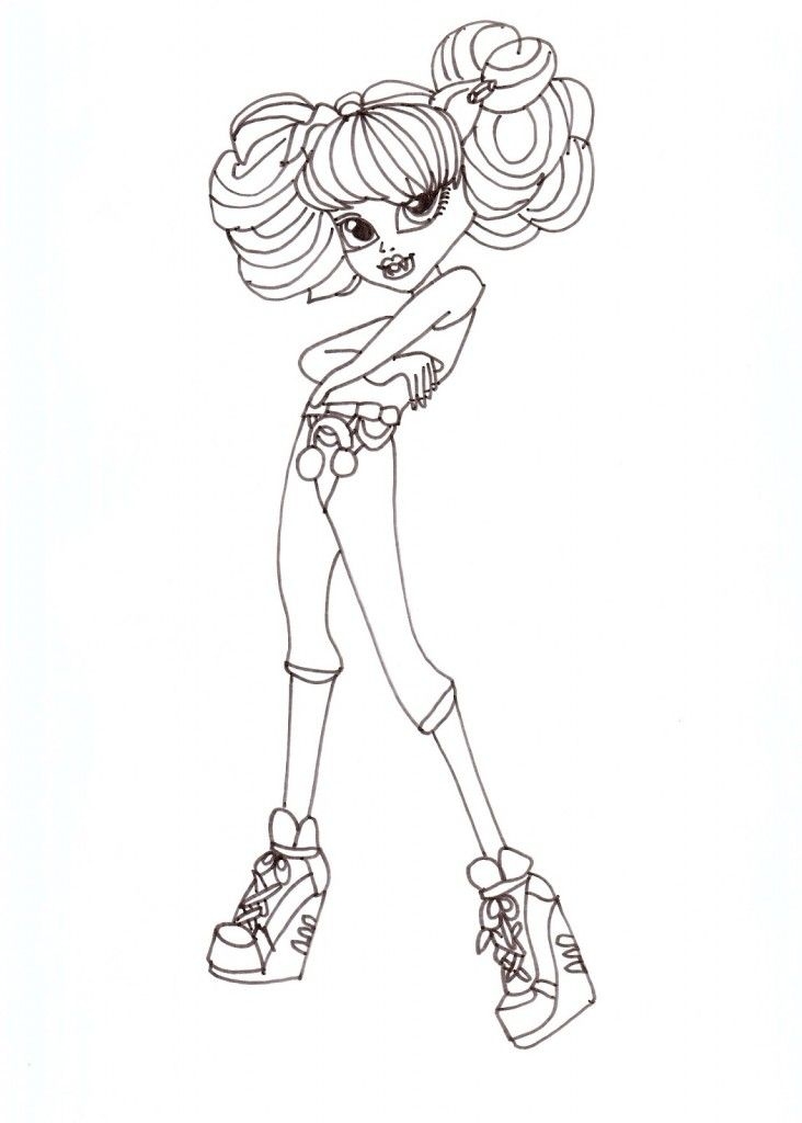 Monster High Printables Coloring Home