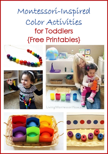 Montessori Inspired Color Activities For Toddlers Free Printables