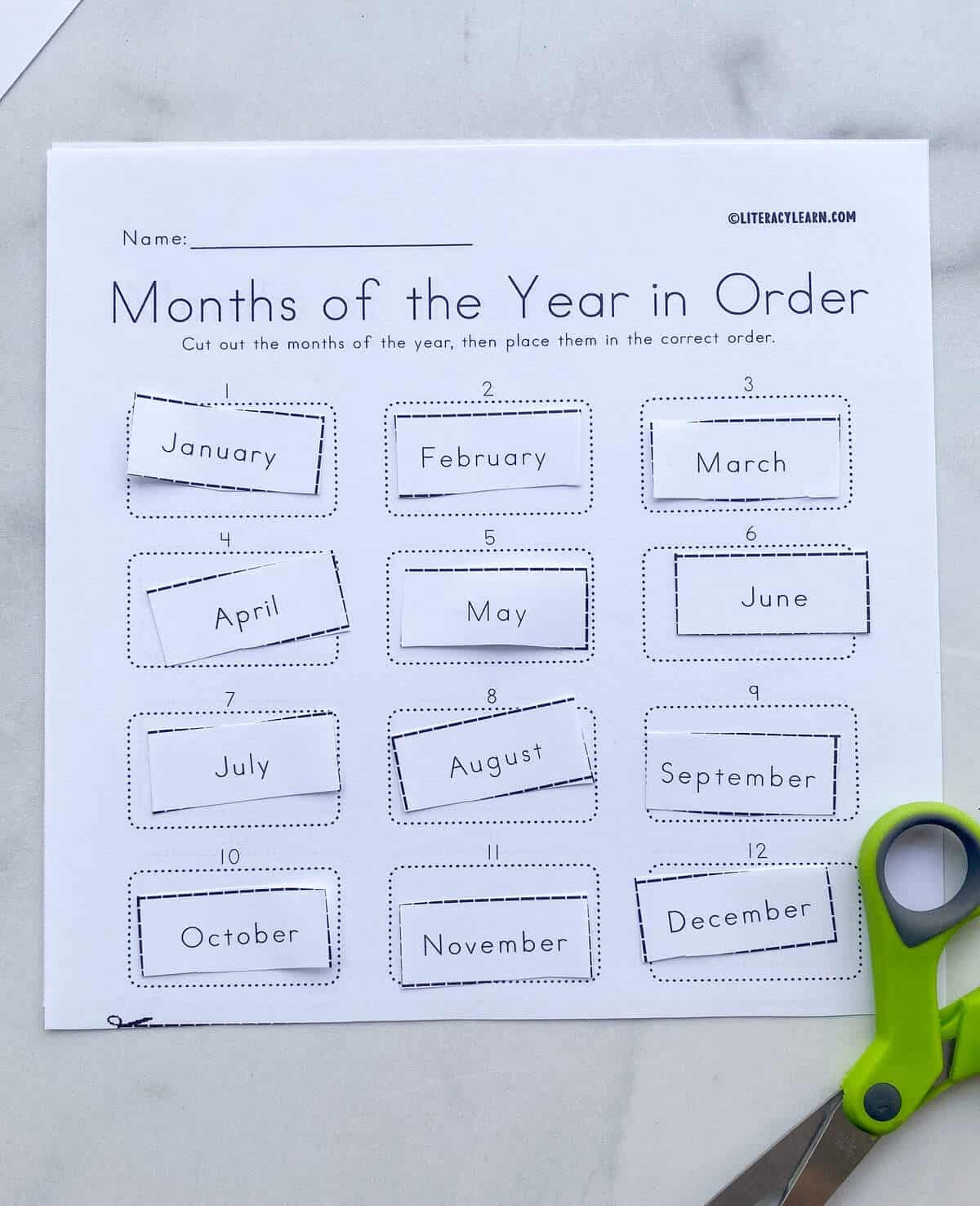 Months Of The Year Worksheet For Grade 2 Live Worksheets Worksheets 