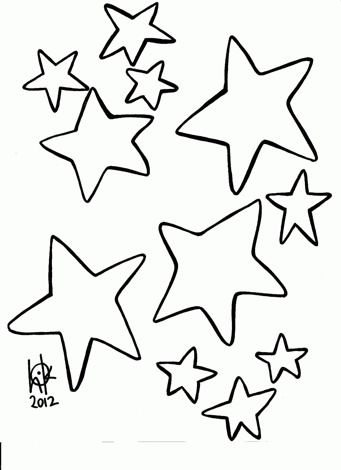 Moon And Stars Coloring Pages Printable Coloring Home