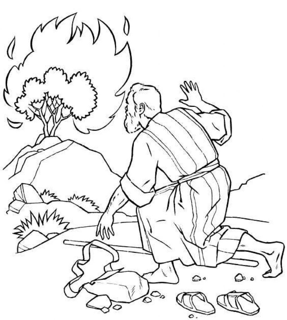 Moses And The Burning Bush Printable Activities Printable Calendars 