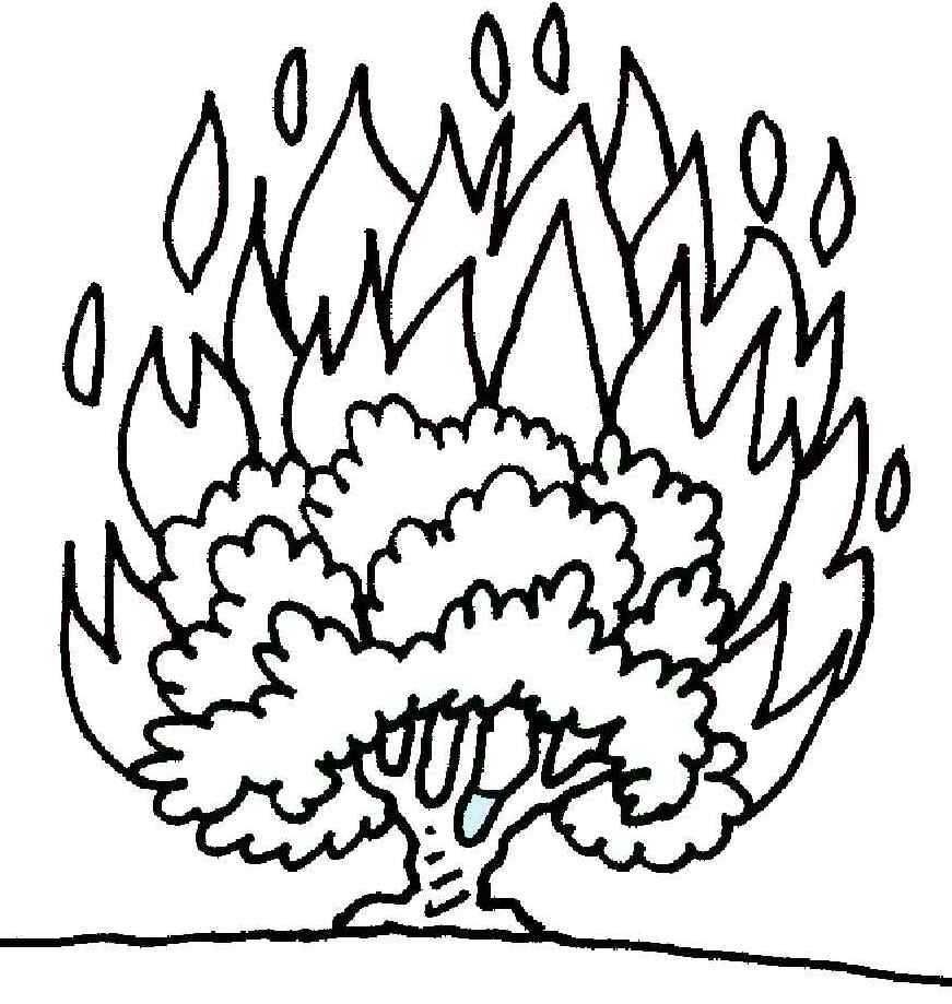 moses and the burning bush printable activities